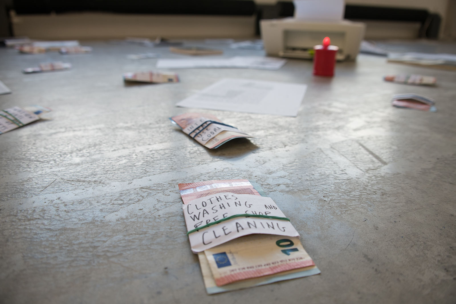 Emanuele Braga et Maddalena Fragnito (MACAO), "VALUE/S" (détail), 2020